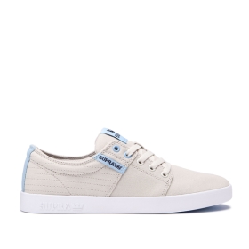 Supra STACKS II Lave Sneakers Dame Hvite | NO-69060